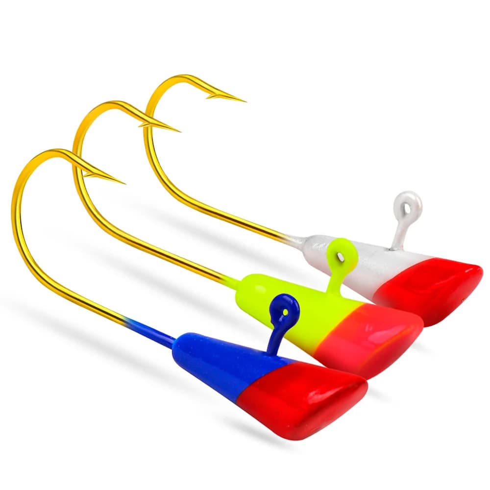 25 pz nuovi ami da pesca verniciato Shad Dart Jig Head 1/32 1/16 oz Crappie ami da pesca esche esche merci accessori per la pesca