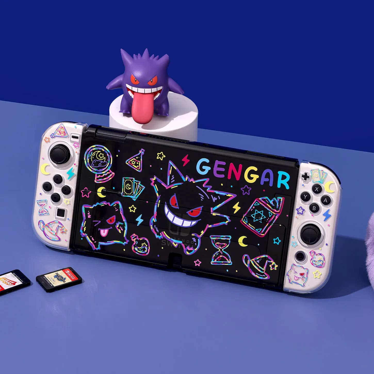 Custodia per Nintendo Switch 2 e OLED con design Graffiti Cartoon, compatibile con Joy-Con e dock, antiurto