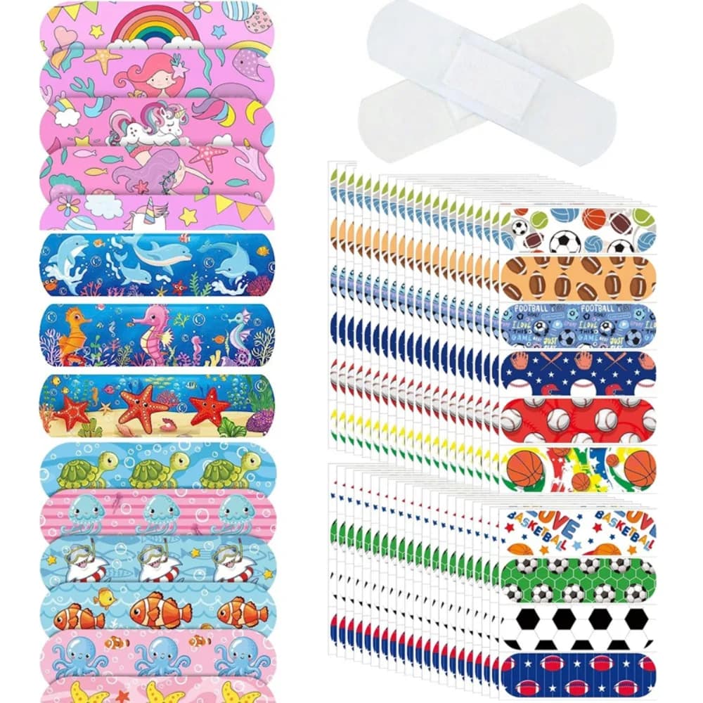 50 pz/set Cute Band Aid Cartoon gesso per bambini bambini Skin Dressing Patch bende adesive impermeabili strisce di pronto soccorso nastro