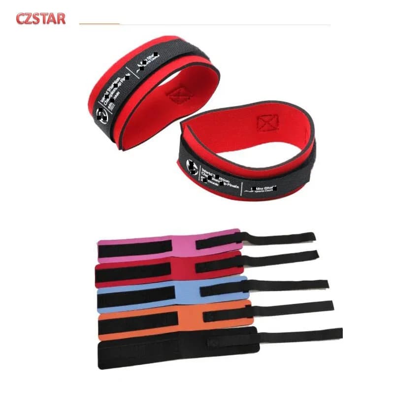 Czstar 4 pezzi cinturino in Neoprene velcrosstrap neoprene triathlon uhf RFID timing chip cinturino alla caviglia da polso per tag di temporizzazione sportivi rfid