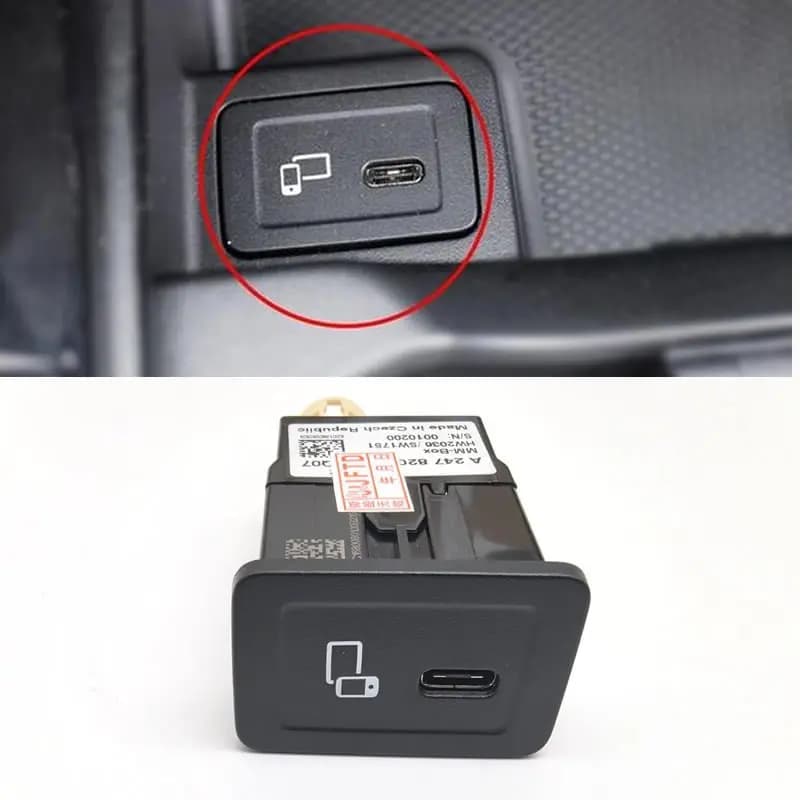 A 2478203802 Modello di tipo C per lettore di schede SD con spina USB originale con interfaccia USB per Mercedes Benz A GLA B GLB OEM 2478203802