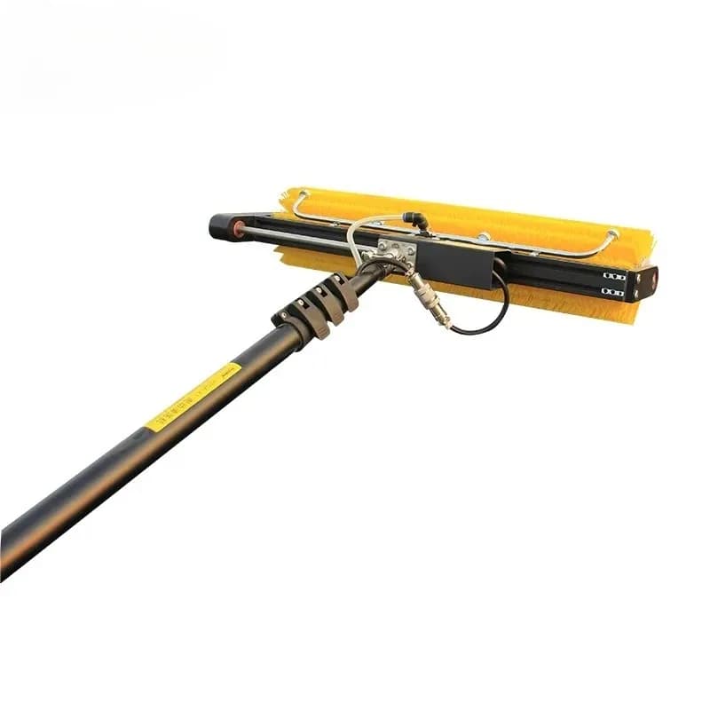 Spazzola manuale per la pulizia del pannello solare Spazzola elettrica a rullo rotante per l'asciugatura dell'acqua per la manutenzione del pannello solare