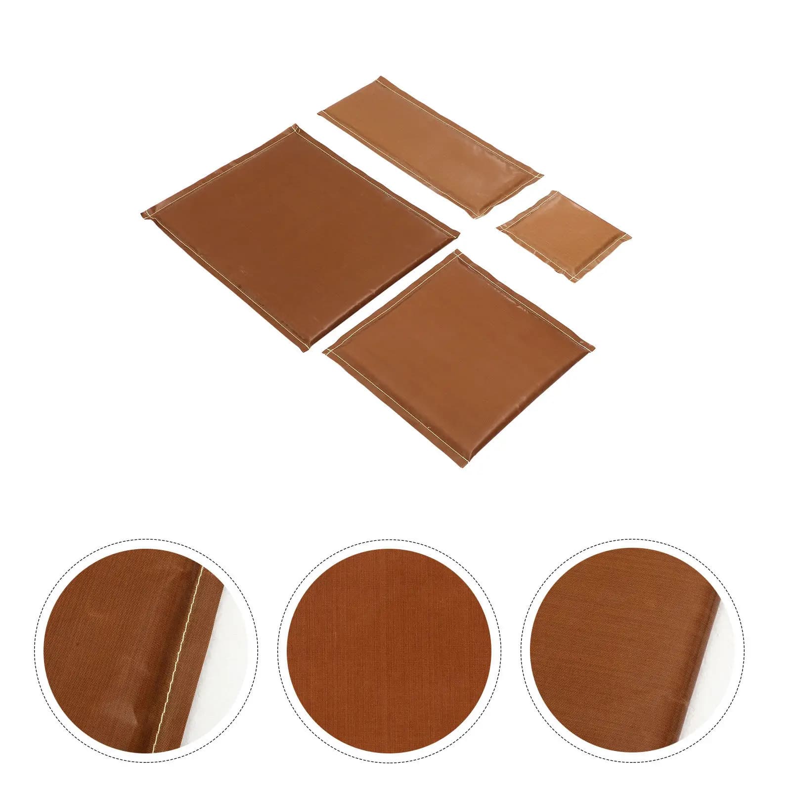 Set di 4 Cuscinetti per Termopressa Premium, Tappetino Antiaderente Resistente al Calore, Cuscino per Trasferimento Termico, per Lavorazione del Vinile e Fai da Te