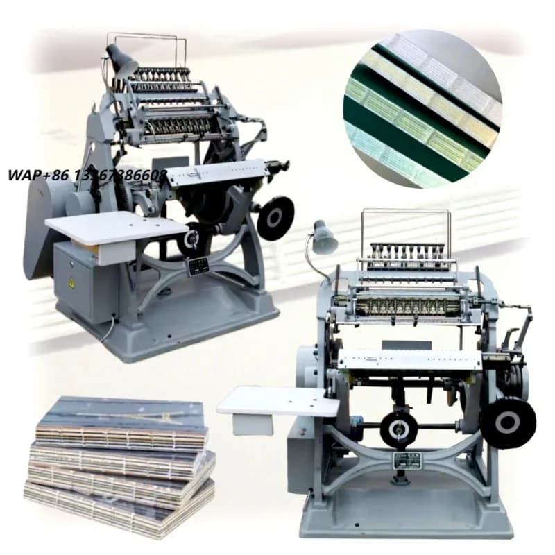 SX-01A Professional Perfect Book Binding Stapler Machine Automatic Sewing Machine Notebooks