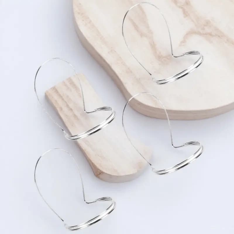 Set di 1 plettri in metallo cavo per dita, leggeri, per banjo, pollice e indice, accessori flessibili per chitarra, plettri per basso