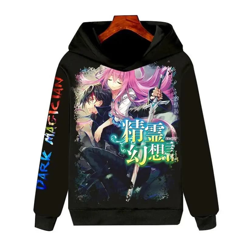 Nuova felpa con cappuccio a maniche lunghe New Spirit Chronicles Elf Fantasy, calda, comoda e alla moda, unisex, per lo sport e l'abbigliamento casual