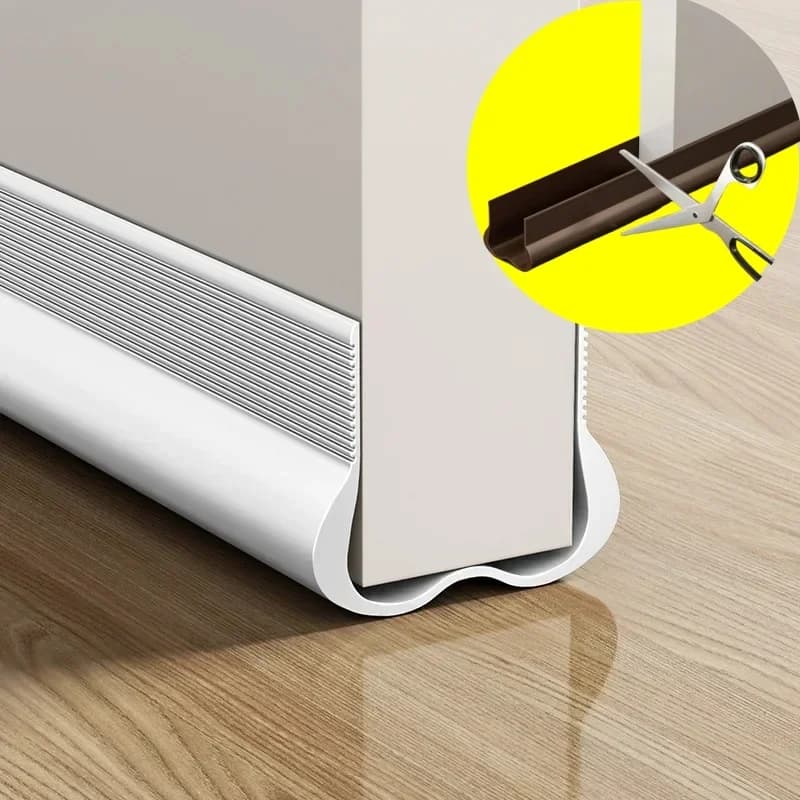 Nuova striscia di tenuta inferiore flessibile per porta in PVC sotto la porta, tappo di tiro, striscia di tenuta, guarnizione Oundproof, guarnizione antigraffio