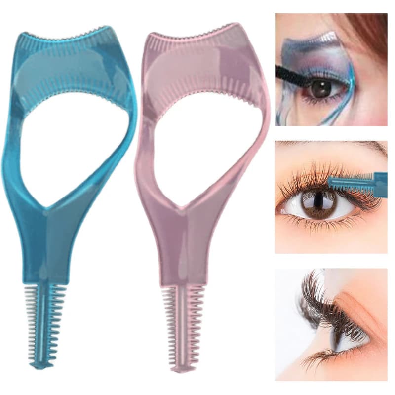 4/2/1PC Eyelash Tools 3 in 1 Chest Mascara Shield Guard Bigodino Applicator Pettine Guide Card Makeup Tool Cosmetic Beauty Tool