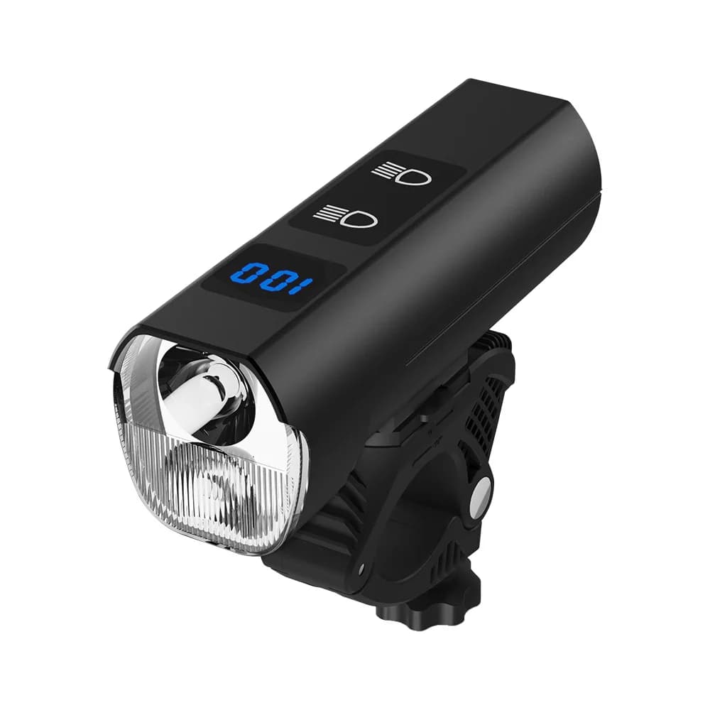 Faro per bicicletta ricaricabile Luce per bici da guida notturna Impermeabile 5000mAh Lampada per manubrio Fari per bici da strada 1