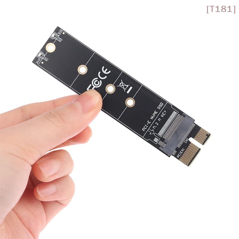 [E] PCIE to M2 Adapter NVMe SSD M2 PCIE X1 Raiser PCI-E PCI Express M Key Connector Internal Solid State Drive