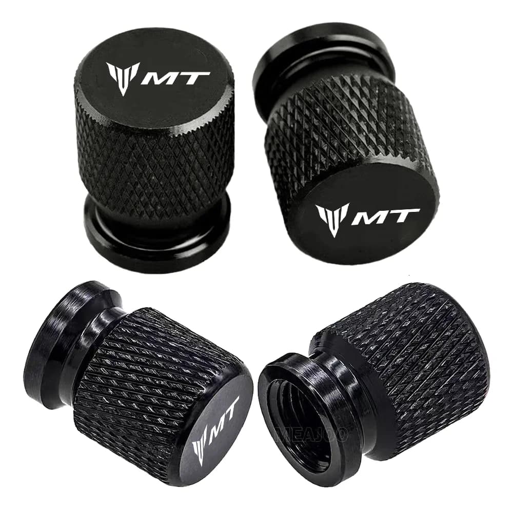 4PCS Motorcycle Wheel Tire Valve Caps Tyre Stem Covers Airdust Waterproof For Yamaha MT Mt-09 Mt-07 Mt-05 Mt-03 Mt-01