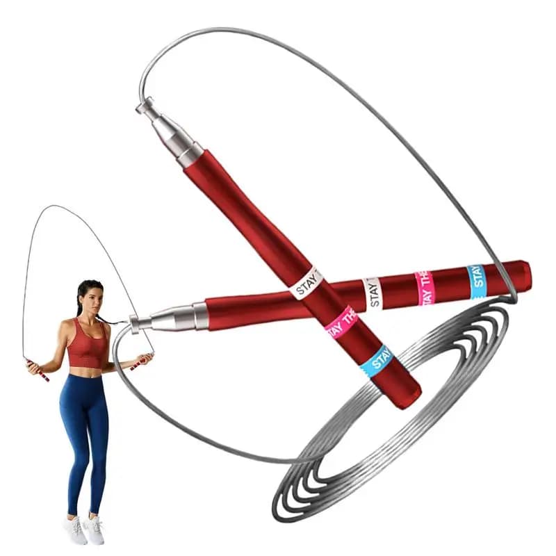 Corde per saltare per adulti Fitness Esercizio fitness Corda per saltare Accessori per esercizi con rotazione liscia Strumento di allenamento per saltare per