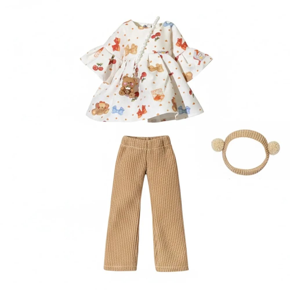 Set di Abiti Casual alla Moda da 30 cm per BJD 1/6 (Senza Bambole e Scarpe)