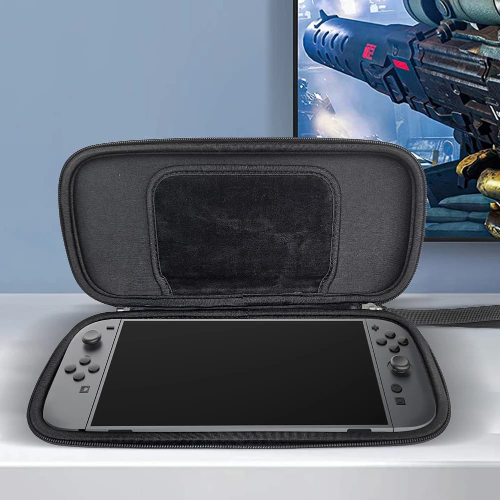 Custodia per Switch 2 Borsa portatile antiurto antigraffio con porta schede di gioco per console di gioco portatile Switch 2