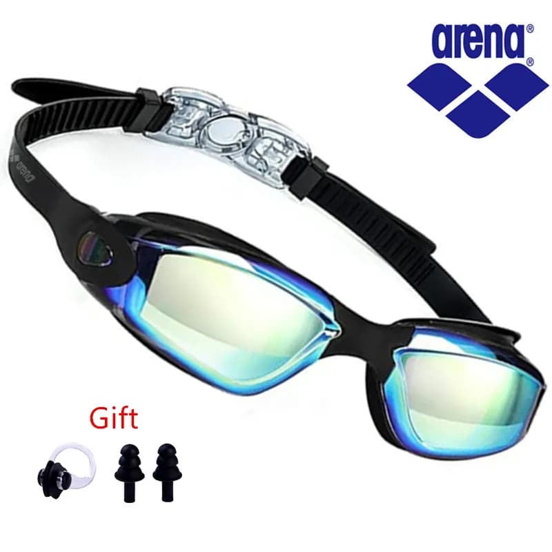 ARENA No Leaking Anti Fog Protezione completa HD Occhialini da nuoto Uomo Donna Occhiali da nuoto regolabili Occhiali a prova di perdite per adulti