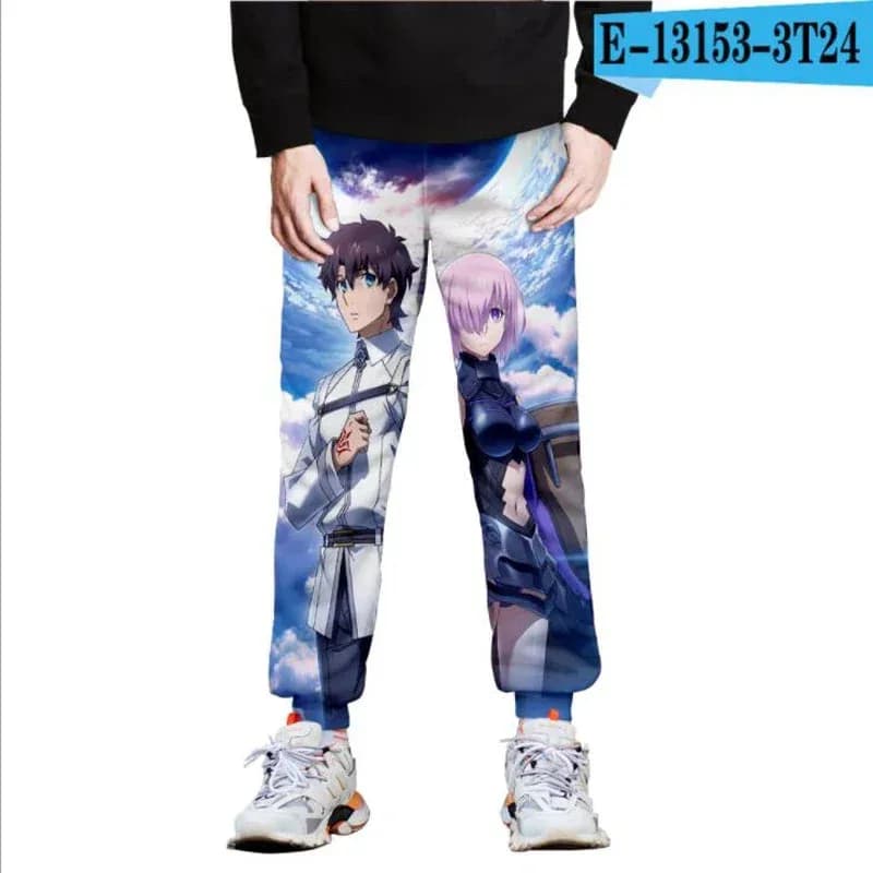 Stay Night Jogging pants 3D Men's / Women's Pants Casual sports pants Emiya Shirou Archer Saber Tohsaka Rin Jeanne D Arc Cosplay C Db;4. ♪