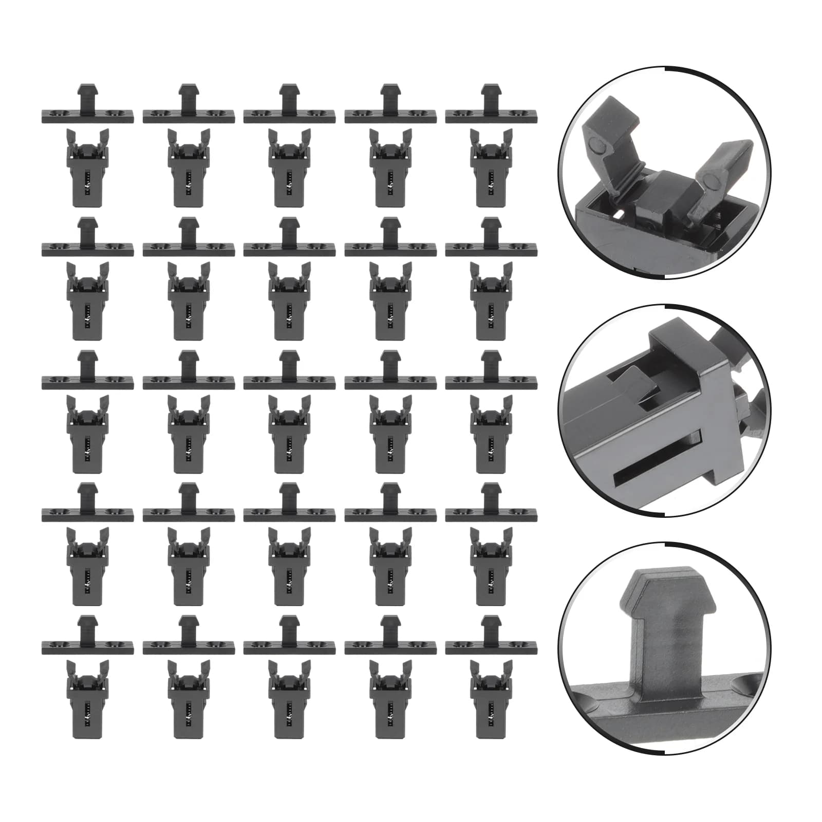 Pulsanti in plastica Accessori per bidoni della spazzatura Chiusure per bidoni dei rifiuti Forniture per bidoni della spazzatura Lucchetti per secchio della spazzatura per la casa Clip a molla per uso domestico
