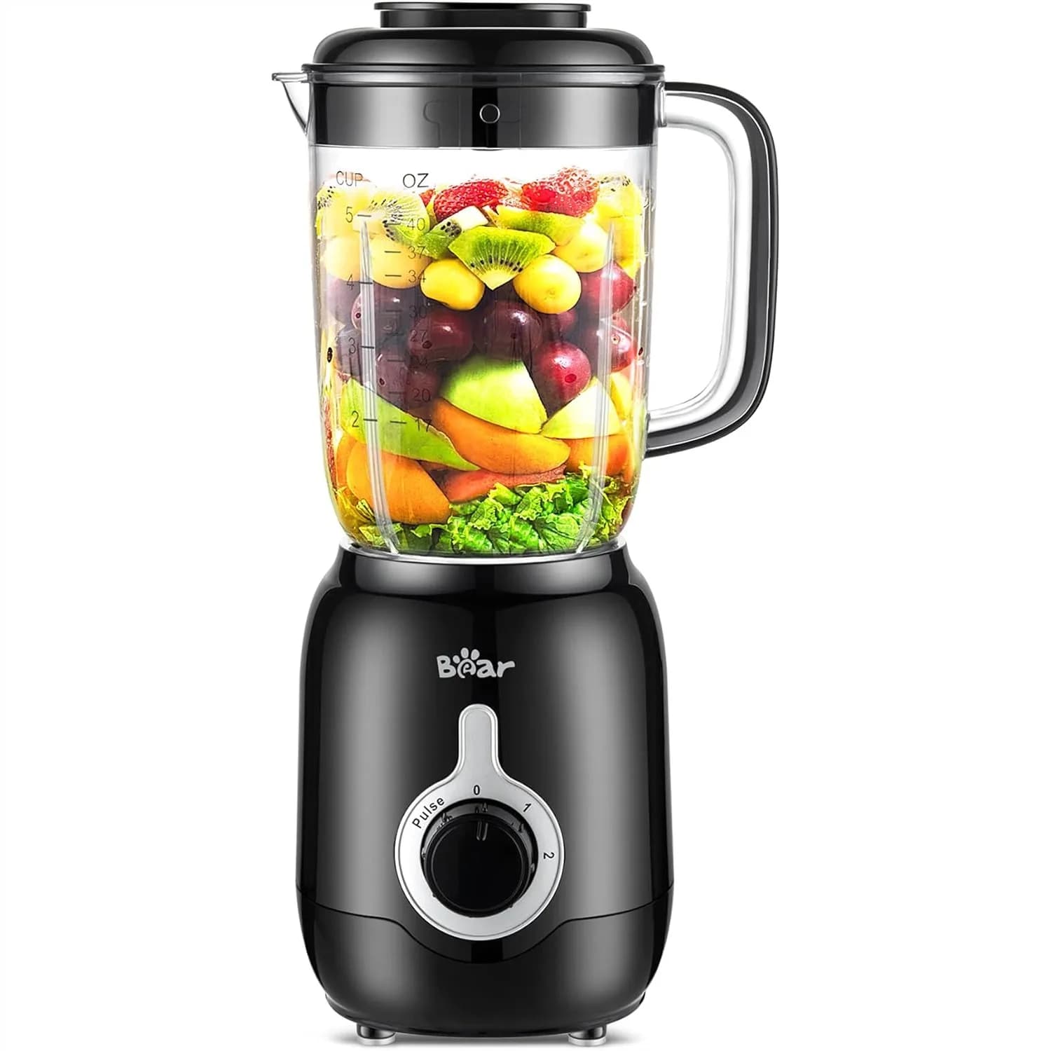 Frullatore da 700W con Bicchiere da 40oz per Frullati e Frutta Congelata