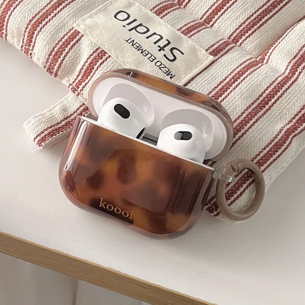 Amber Headphone Case for Apple AirPods 1/2 3 4 Pro 2 Bluetooth Wireless Charging Box Silicone Protective Case with sexy leopard print