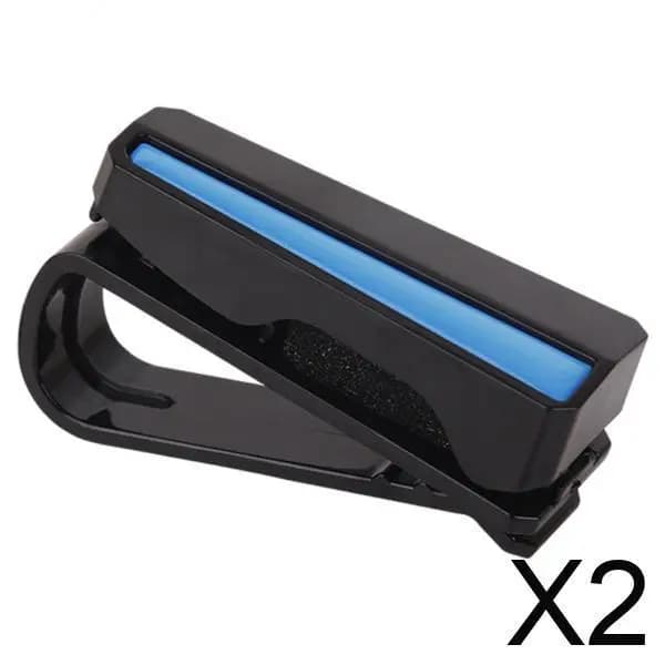Porta occhiali universale per auto Clip per occhiali da sole Organizzatore di biglietti per biglietti Spugna protettiva per visiera automatica