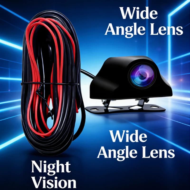 Telecamera posteriore per auto AHD 1080P con 4 pin per DVR auto, dashcam a specchio, impermeabile, jack da 2,5 mm, non universale.