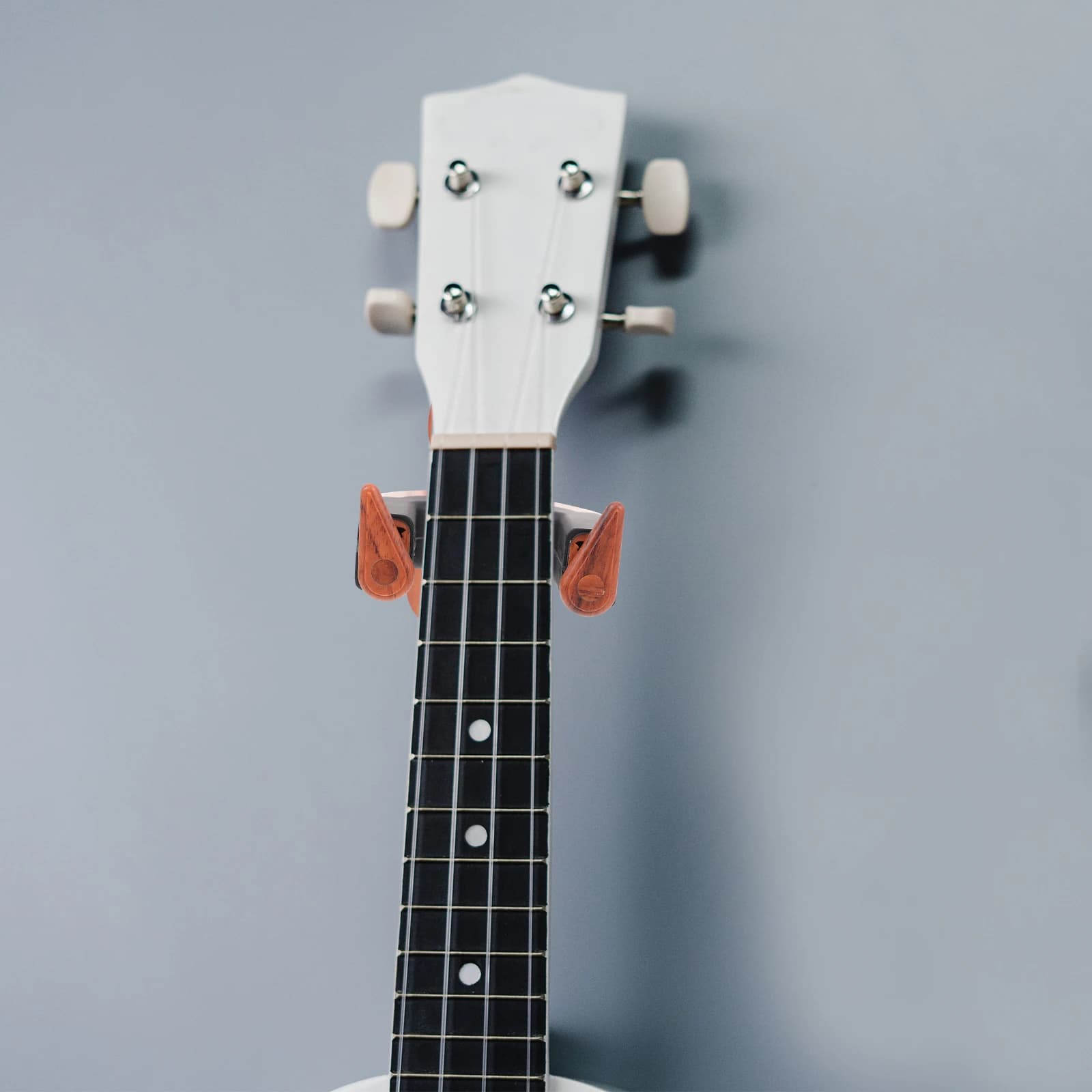 Gancio con bloccaggio automatico per ukulele, montaggio a parete, strumento, viola, violino, ganci per