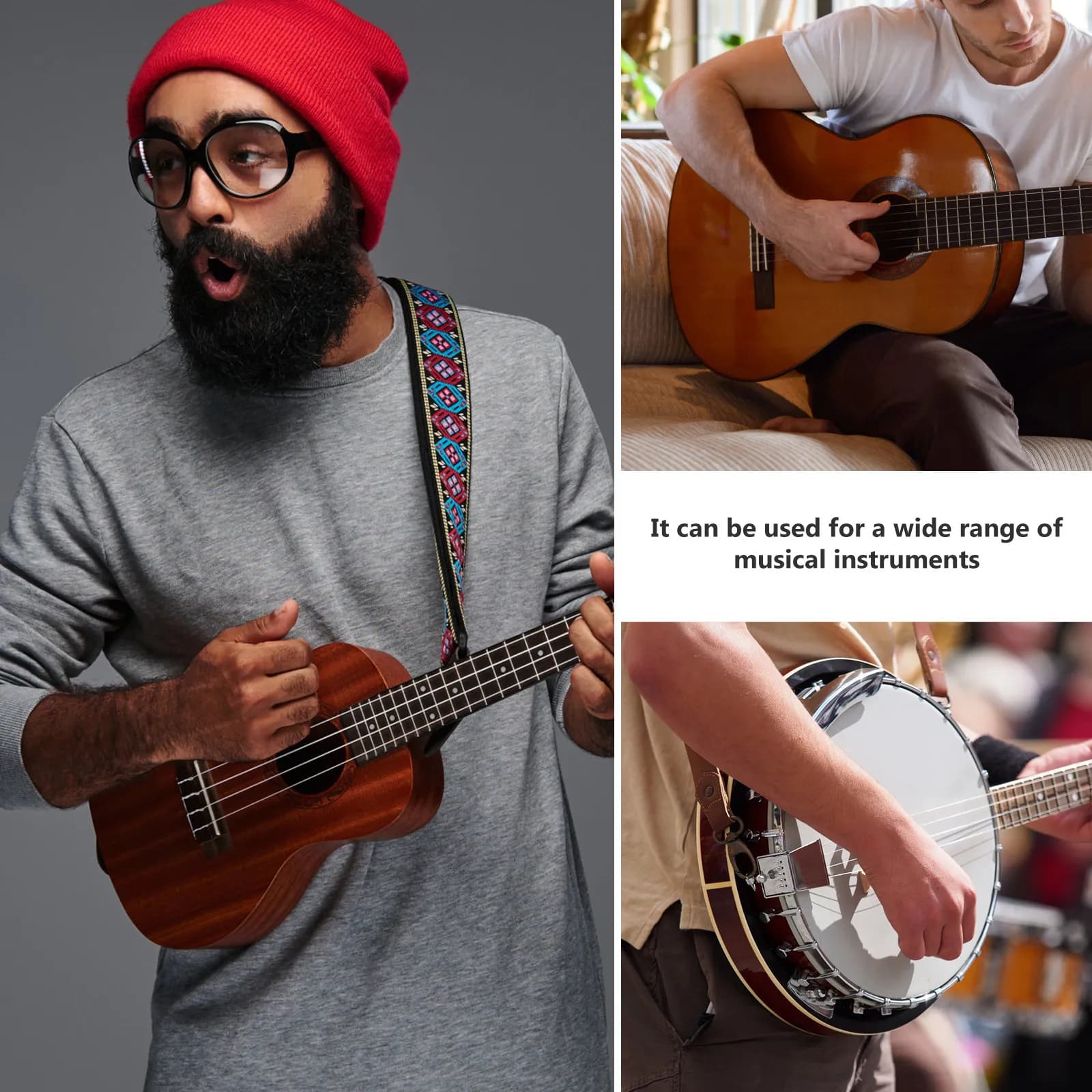 Set Premium di Plettri in Metallo Cavi per Chitarra Acustica, Folk, Basso, Banjo, Mandolino, Ukulele (Pollice e Indice)
