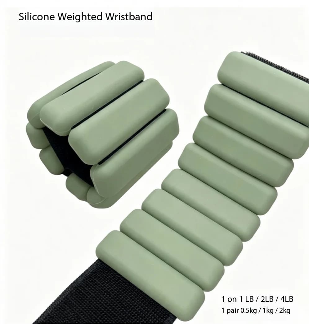 900g*2 Wearable Wrist Weight Bands,Adjustable Arm Hand Dumbbells for Women Beginners,Home Gym Strength Training FitnessEquipment