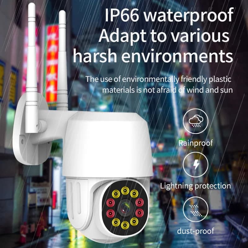 2MP 1080P 360Eyes APP Full Color AI Rilevazione umanoide Wireless PTZ IP Dome Camera Citofono Sicurezza domestica CCTV Baby Monitor