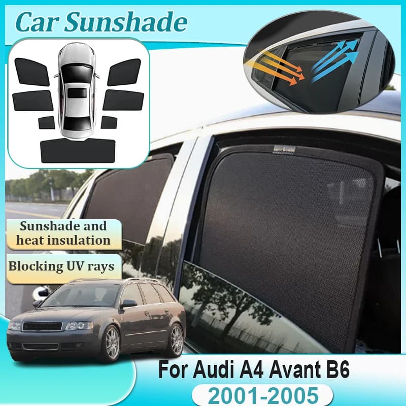 Per Audi A4 Avant B6 8E 8H 2001 2002 2003 2004 2005 Parasole Parabrezza Tende Privacy Shield Anti Sun Visiere Accessori Auto