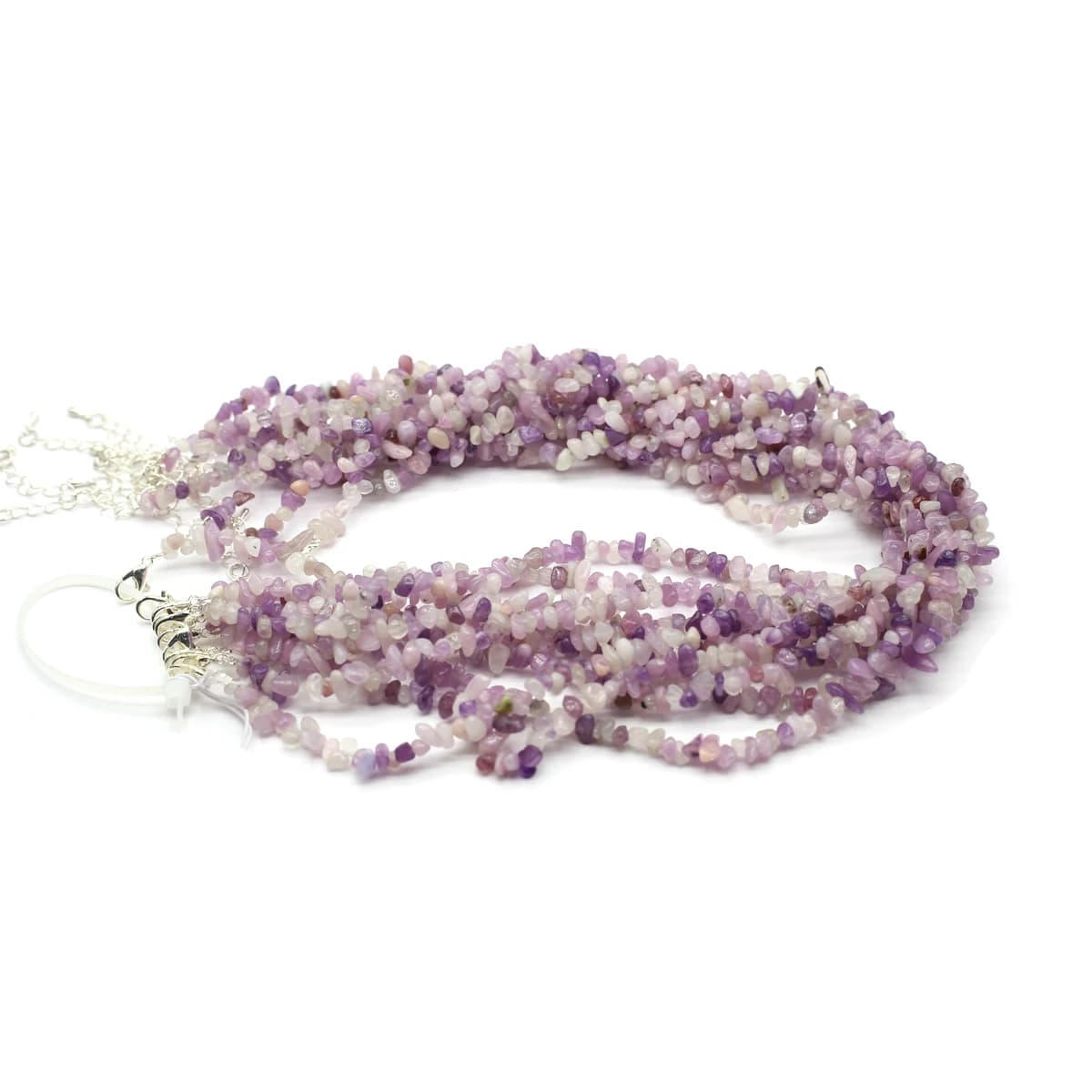 Collana di nuovo stile Perline di ghiaia irregolari semipreziose naturali 3x6-4x8mm Per le donne Ragazza Festa di compleanno Regalo Lunghezza 40 + 5 cm