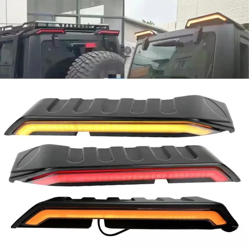 Suitable for 18-24JEEP Wrangler tail divided with lights, rear lights JL Trunk diffuser body kit