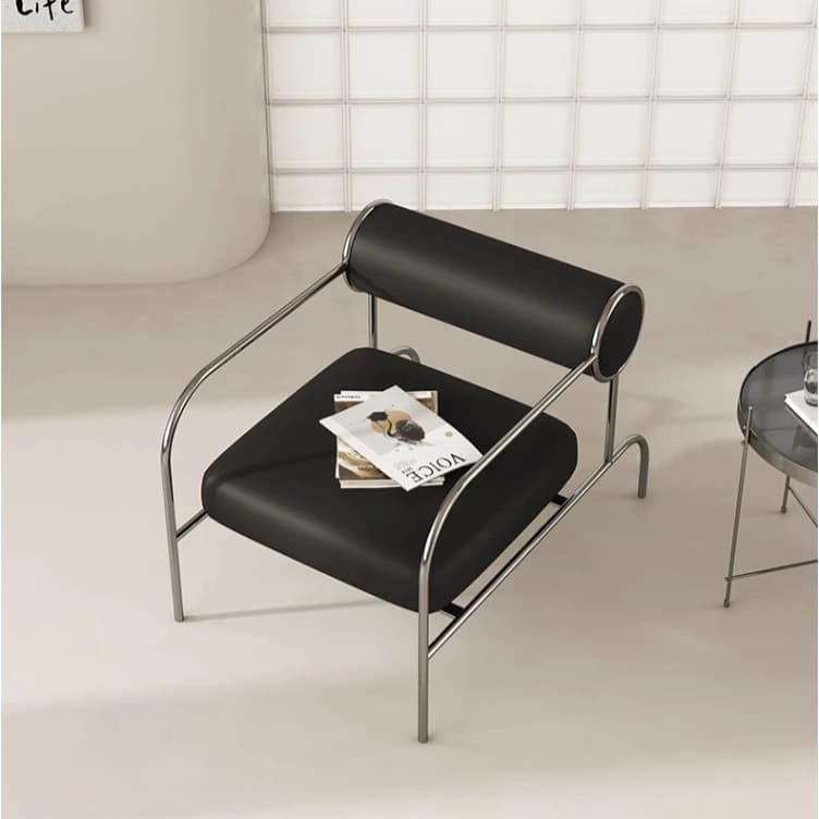 Sedia di design Sedie da soggiorno da gioco Divano con braccioli Sedia moderna pigra in pelle PU Designer unico Fauteuil Salon Divano singolo