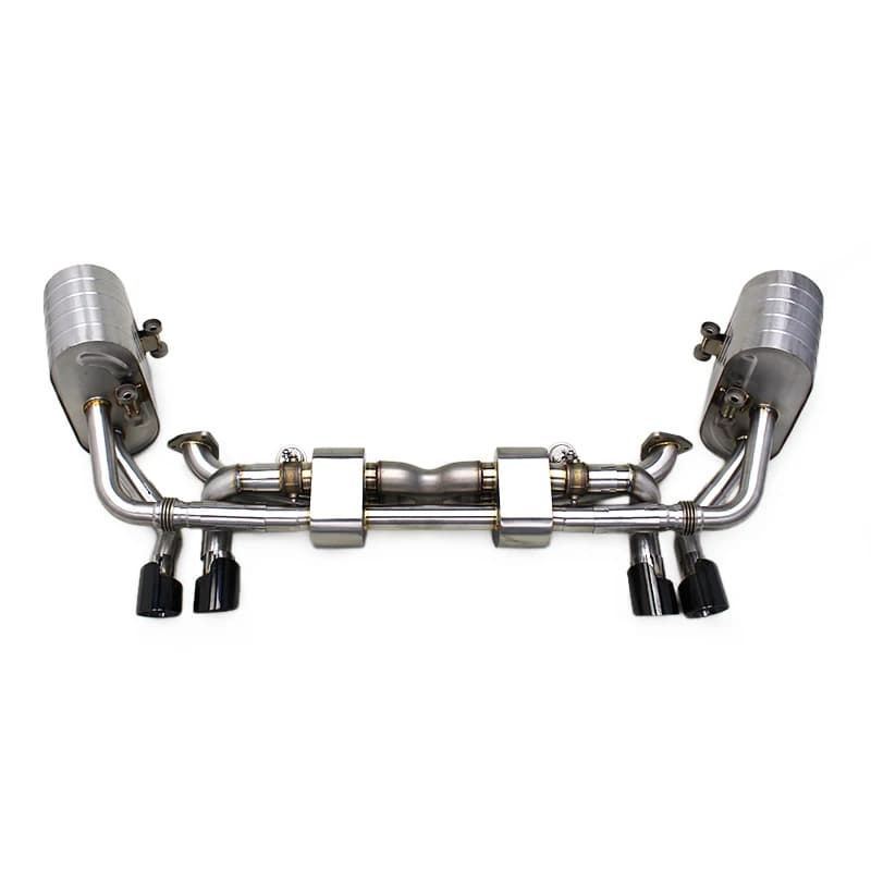 Silenziatore Catback in acciaio inossidabile per PORSCHE 911 991/991.1 3.4L Carrera 2011+ Tubi di scarico con valvola a vuoto per auto da corsa