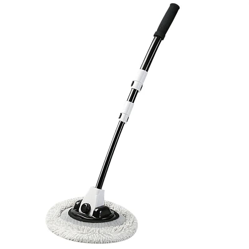Nuovo 15 ° Spazzola per la pulizia dell'auto piegata Spazzola per lavaggio auto Scopa in ciniglia Telescopica Manico lungo Pulizia Mop Strumenti per la pulizia