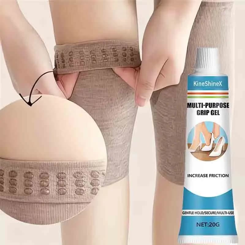 Adesivo in gomma morbida antiscivolo da 20 g, colla antiscivolo resistente all'usura e impermeabile per calzini, scarpe e tessuti, pasta adesiva multiuso