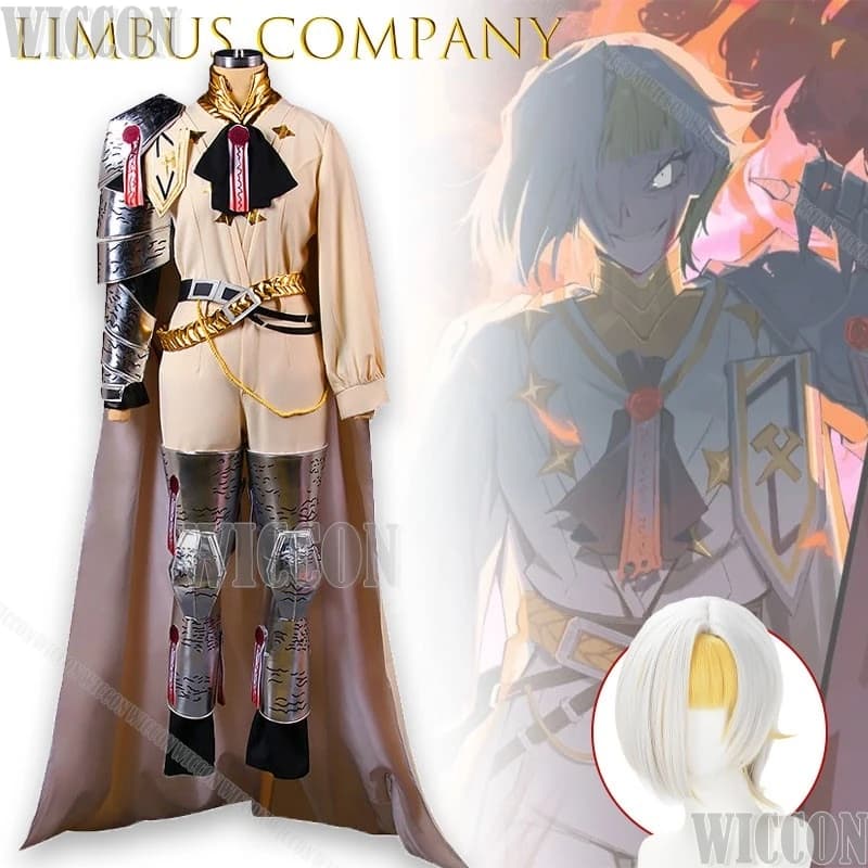 Limbus Company Kromer Costume Cosplay Set completo Vestito per spettacoli teatrali Gioco anime Donna Halloween Navidad Carnevale