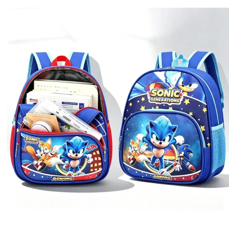 Creative acoustic backpack anime figure backpack, cute cartoon fabric, lightweight and comfortable collectible