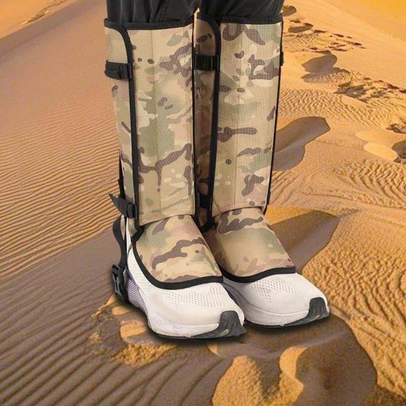 Ghette per serpenti impermeabili Protezioni per le gambe per campeggio all'aperto Viaggi Escursionismo Coprigambe con protezione per morso di serpente Scaldamuscoli per scarponi da neve