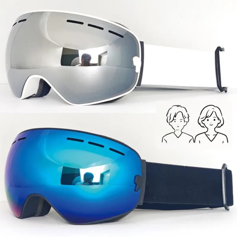 Freestyle Ski Snow Goggles Shockproof Dustproof Polarized Anti Glare Full Wrap Winter Skiing Eyewear