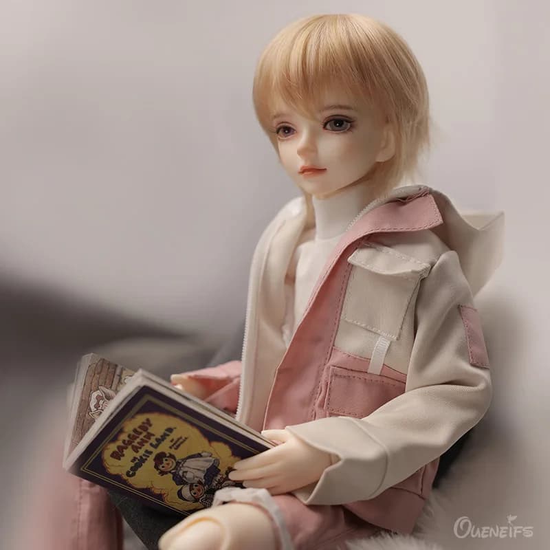 Senlwin BJD Doll 1/4 Minifee A Line Boy Reborn Dolls Pink Cargo Style Set completo Regalo per bambini per bambini OUENEIFS