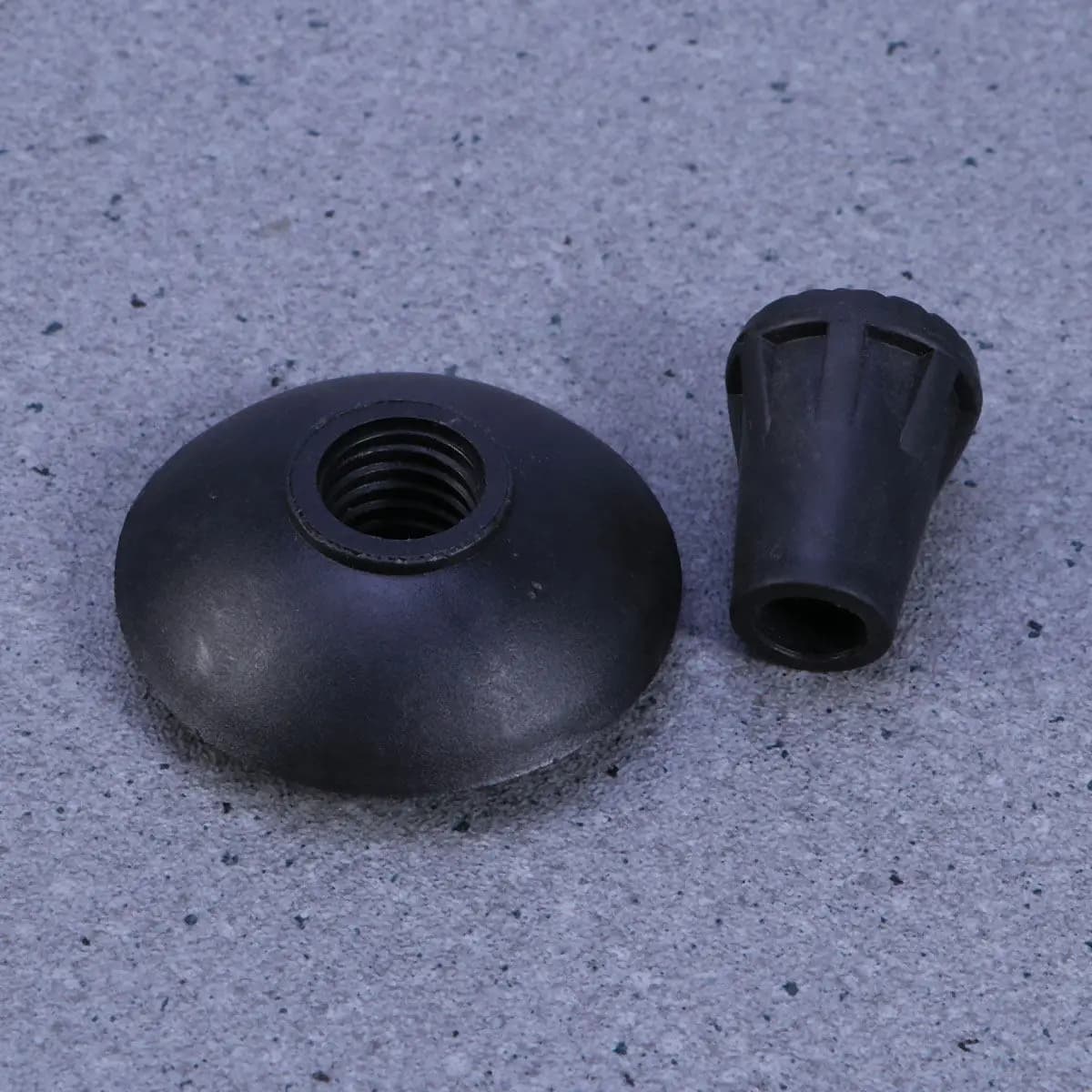 4 Paia di Puntali Premium Antiscivolo per Bastoni da Trekking, Coperture in Gomma per Bastoni da Passeggio, Impugnatura di Sicurezza a Lunga Durata