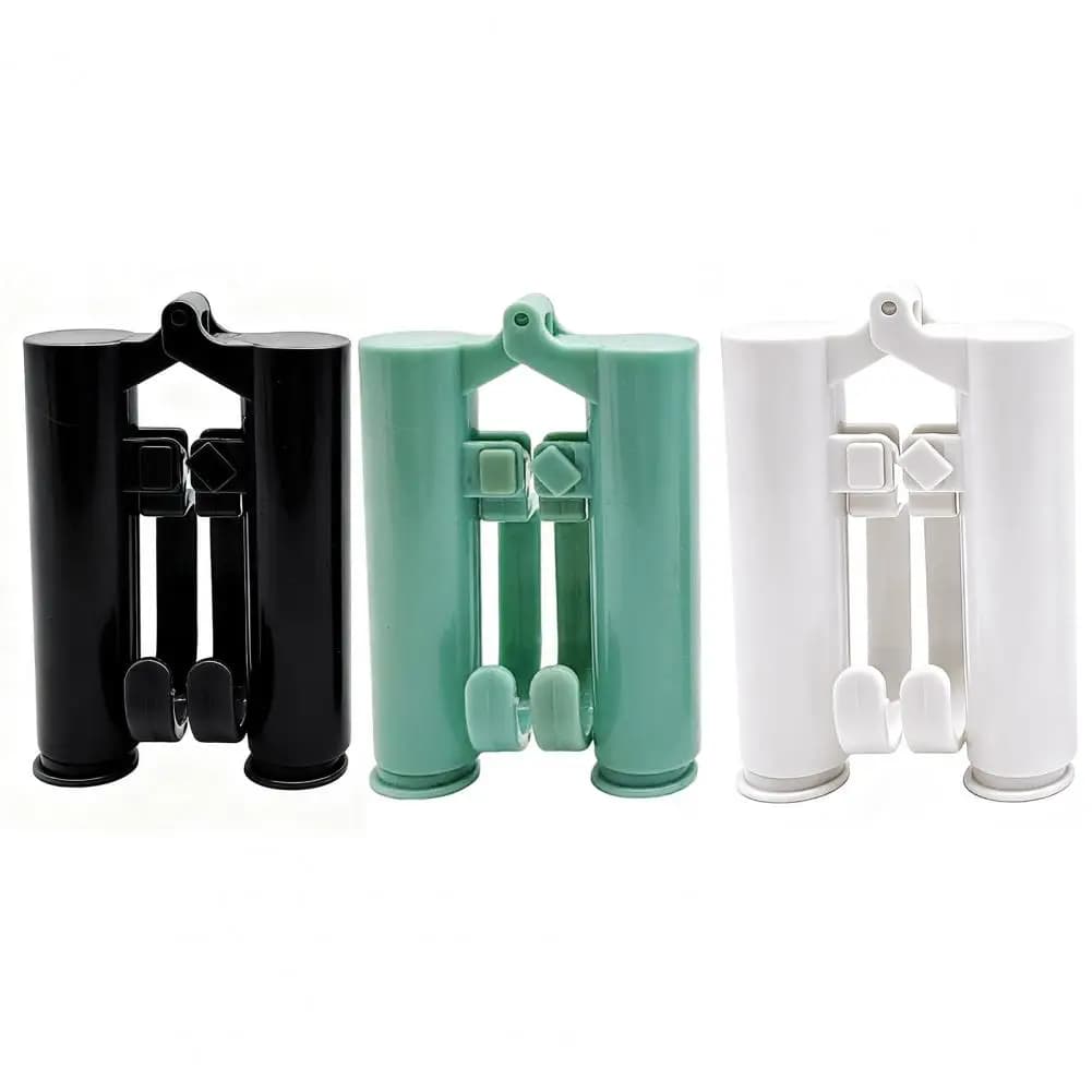 Space-saving Clothes Hanger 3-pack Telescopic Folding Clothes Hangers Multi-functional Double Rod Drying Racks Portable for Home