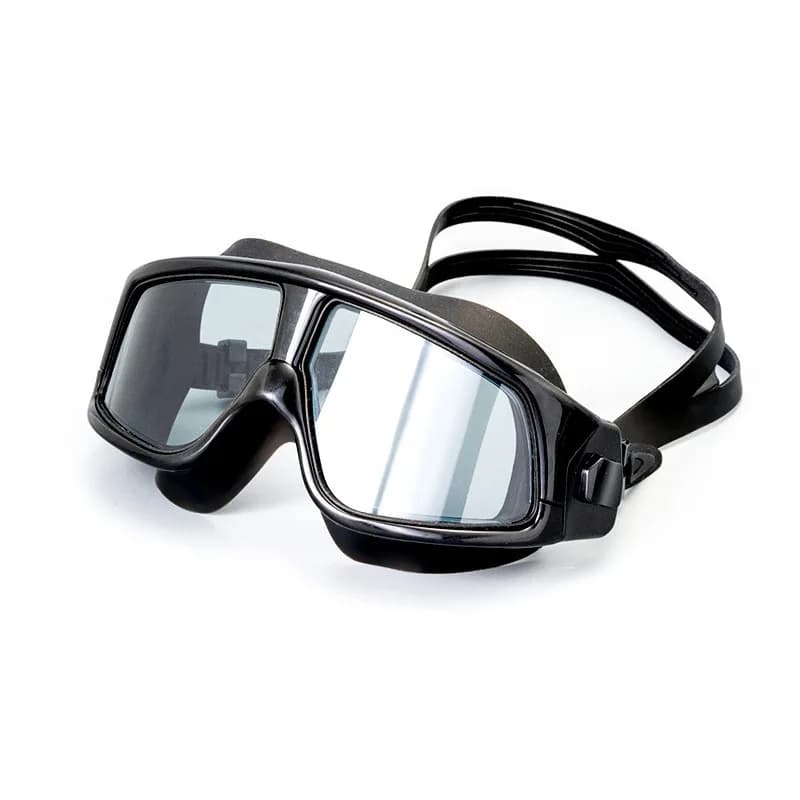 2022 fashionable swimming glasses with big frame for adults HD swimming glasses antifog direct wholesale price manufacturer