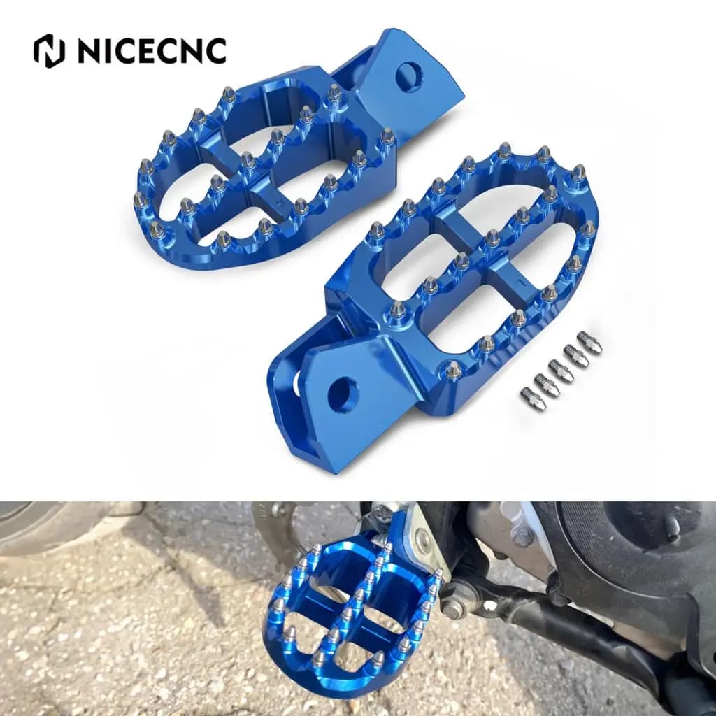 NICECNC Pedane Poggiapiedi Pedane Poggiapiedi Per Yamaha WR250R WR250X WR 250R WR 250X 2007-2021 2020 2019 2018 2017 2016 2015 2014