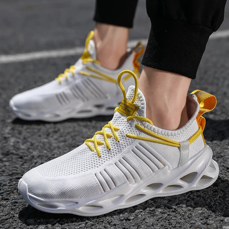 Scarpe da ginnastica da uomo, scarpe sportive da palestra, scarpe da corsa traspiranti in mesh per uomo, scarpe da trekking outdoor, sneakers casual da uomo, Zapatos
