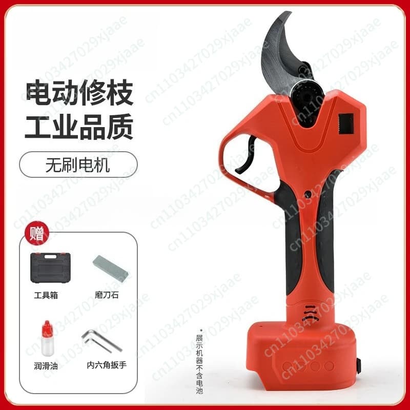 6.0 cm electric pruning scissors, with lithium battery, for manual pruning of branches.