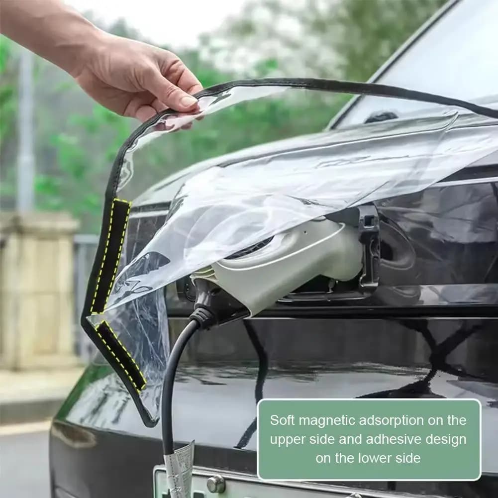 New Energy Car Ricarica Copertura antipioggia Esterna Universale antipioggia Neve Veicolo Caricatore antipioggia Copertura elettrica Accessori Porta Au L2U7