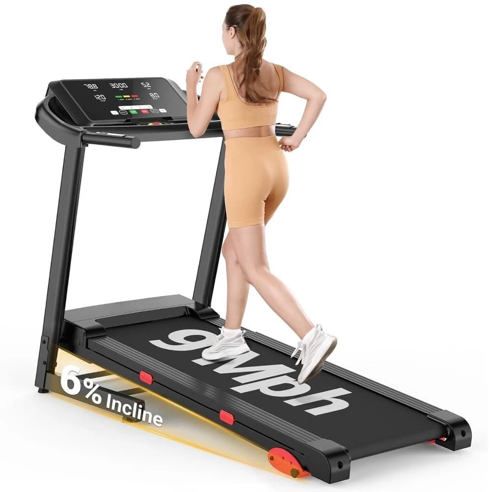 Inclineable treadmill with 18'''' LED screen and 16,5''' tape, 2-layer treadmill, Customizable
