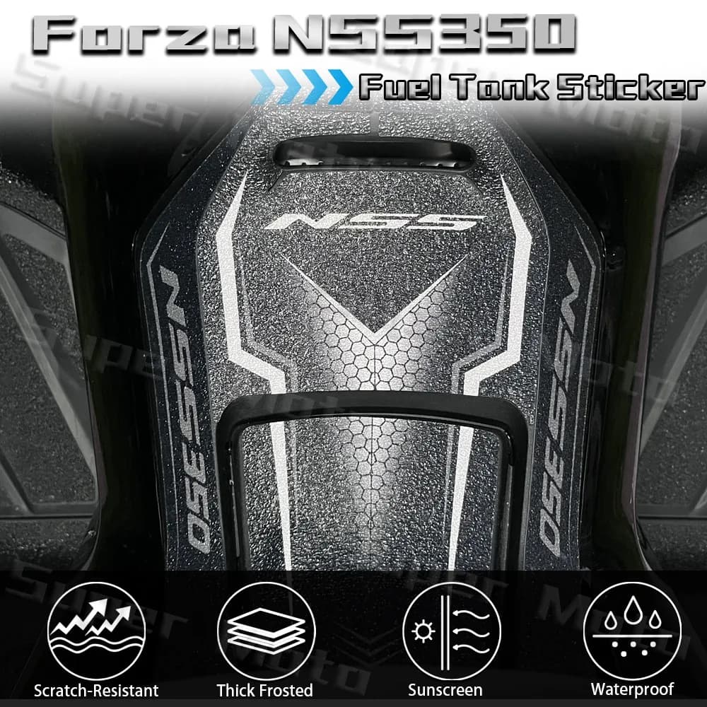 Moto smerigliato serbatoio olio adesivo protezione Gas carburante ginocchio Grip trazione laterale antigraffio decalcomanie per NSS350 Forza350 nss